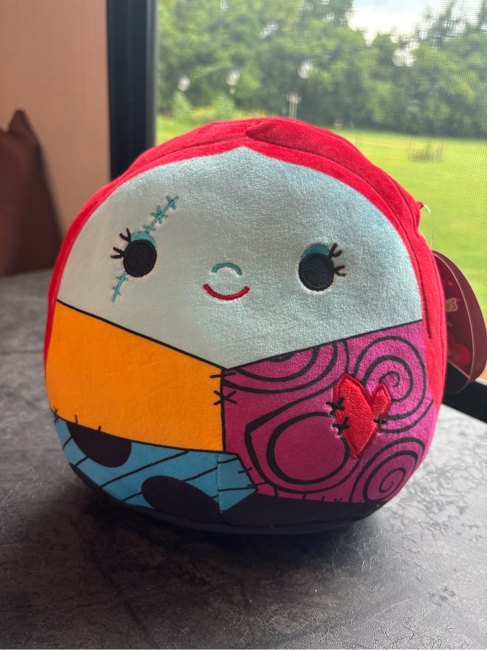 Squishmallow Patchwork Heart Character Plush - nightmare before Christmas